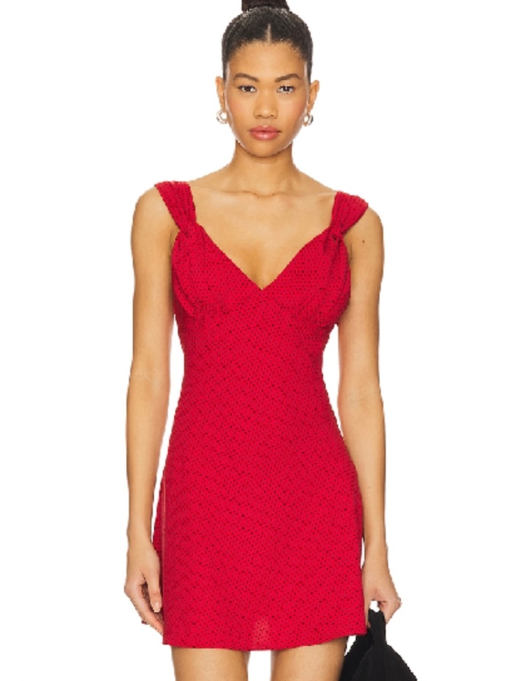 Emilia Crepe Mini Dress Frankies Bikinis brand: Frankies Bikinis